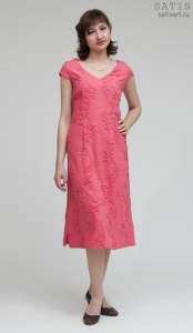 dresslinenlong-coral